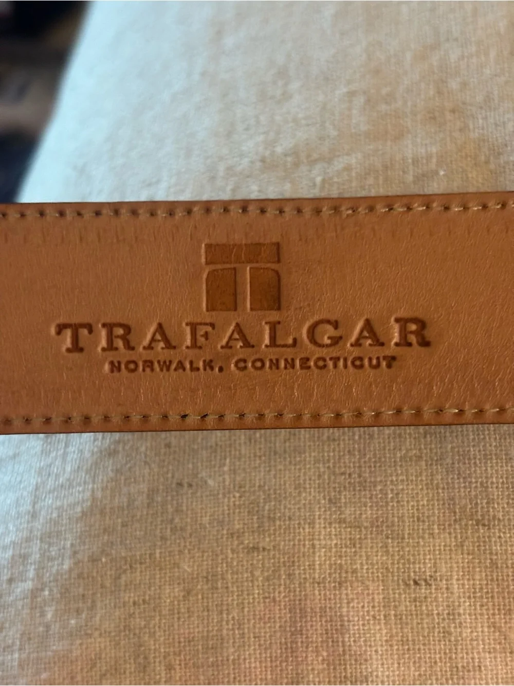 Trafalgar genuine Java Lizard Black Italian Leather Belt Silver Buckle 40